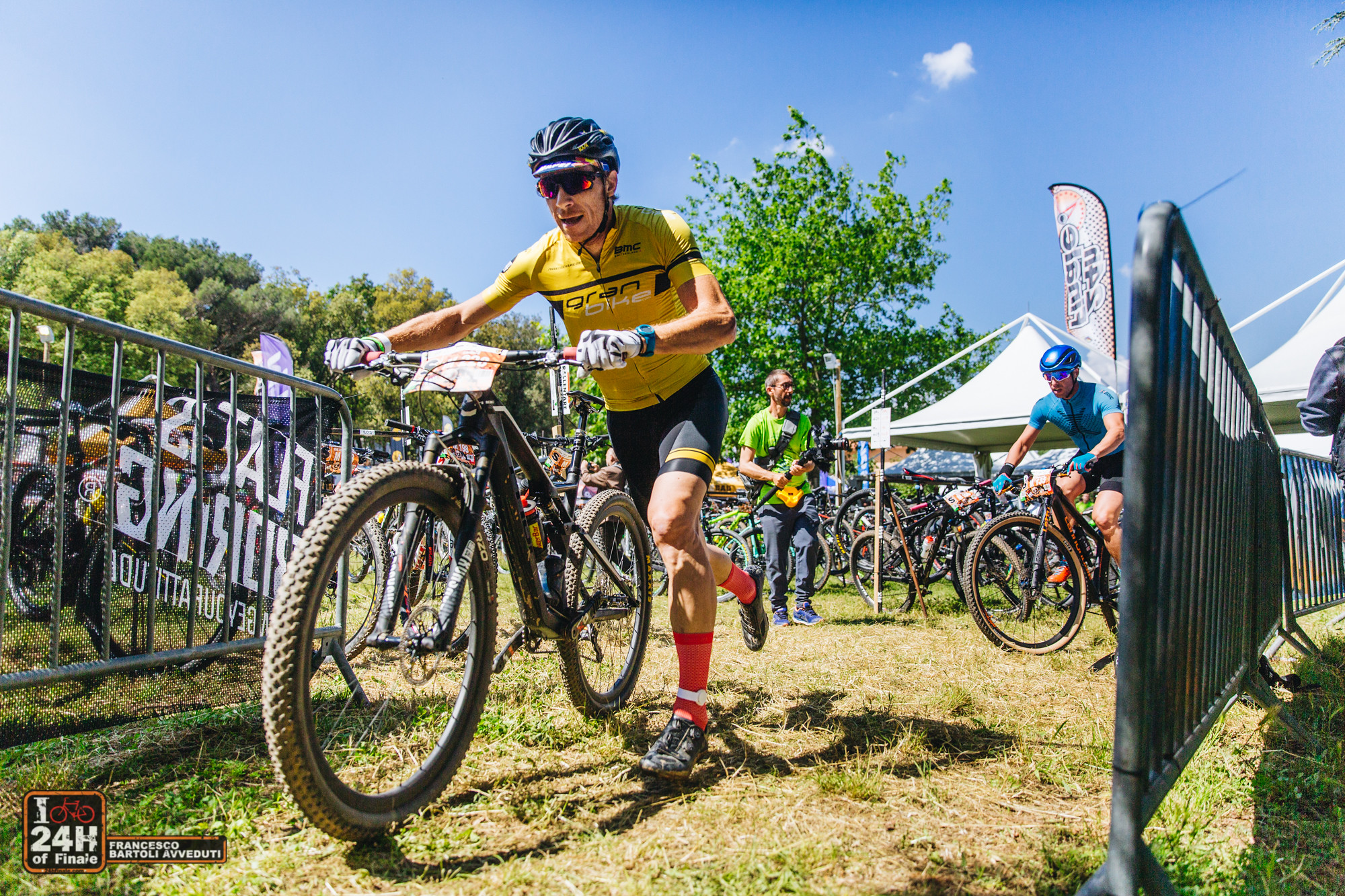 a biker at the 24h of Finale Ligure